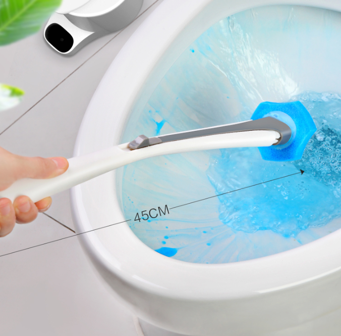 Scopino WC Monouso con Manico Lungo