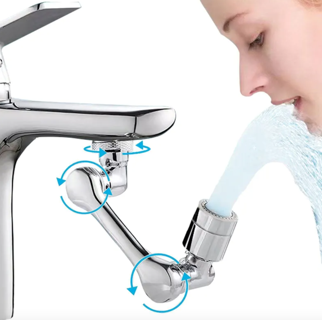 Rubinetto Snodabile Antischizzo 360° Universale